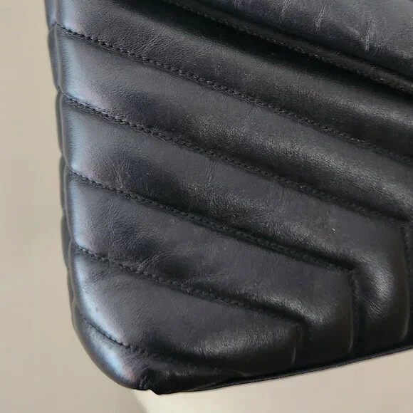 YSL- Saint Laurent Loulou Medium Shoulder bag - Picture 9 of 16